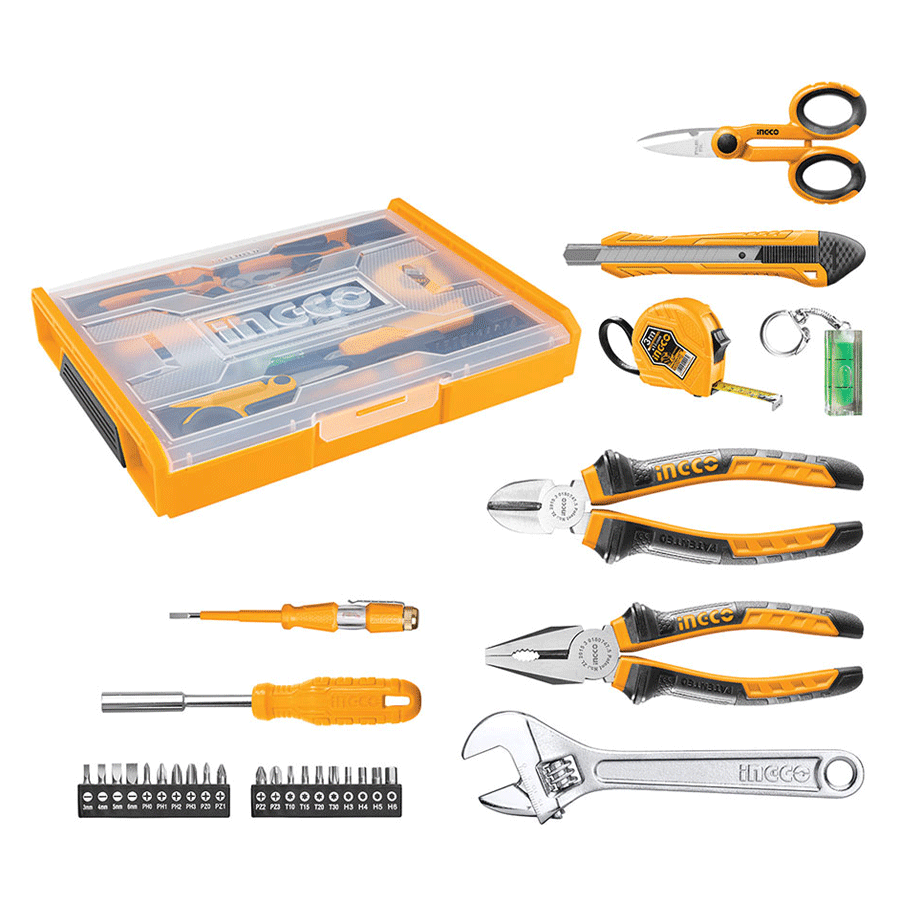 Ingco Συλλογή Εργαλείων σε Ταμπακέρα (29 τεμ) - HKTV01H291