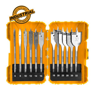 Ingco Σετ Τρυπάνια Φτερού Ξύλου (12 Tεμ.) - AKDL1201