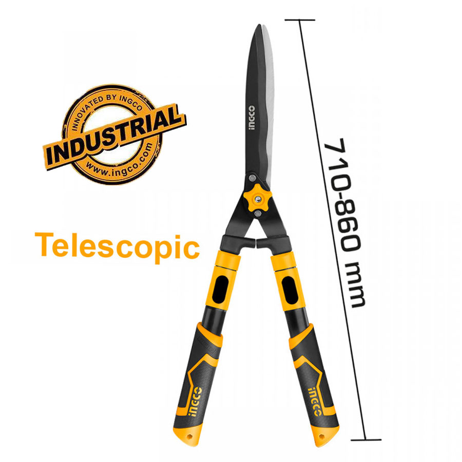 Ingco Επαγγελματικό Ψαλίδι Θάμνων - Χλόης με Τηλεσκοπικό Κοντάρι  - HHS6306