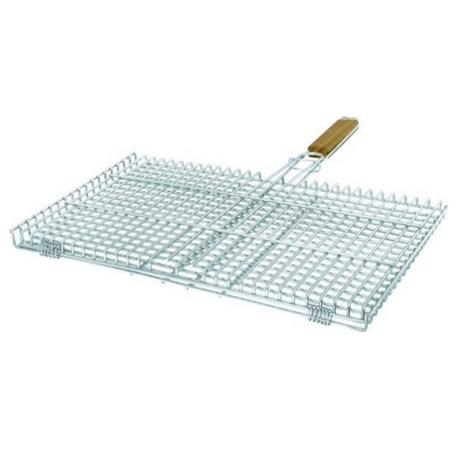 Biofan Σχάρα Inox 304 Διπλή Βαρέως Τύπου Γίγας (54 x 35.5cm) - 10088