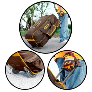 Alternative view of Ingco Αδιάβροχη Εργαλειοθήκη Τσάντα με Τηλεσκοπική Λαβή και Ρόδες 27" - HRRTB2002