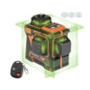 Krausmann Laser 3D Αυτοαλφαδιαζόμενο 3×360°, 3.7V, (πράσινη δέσμη) - 2100