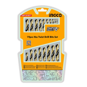 Alternative view of Ingco Σετ Τρυπάνια Μετάλλου HSS 1-10mm (19 τεμ) - AKDB9190
