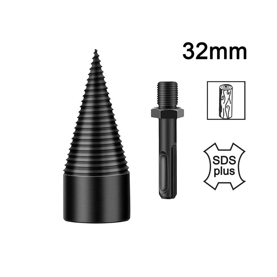 GeHock Σχίστης Ξύλου Δραπάνου Ø32mm (SDS Plus) - WSDS032