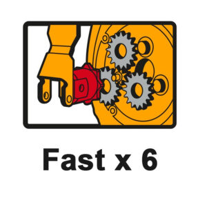 Alternative view of Ingco Σετ Αλφάδι Σημαδευτήρι Ώχρας 30m (Fast X 6) - HCLR0630