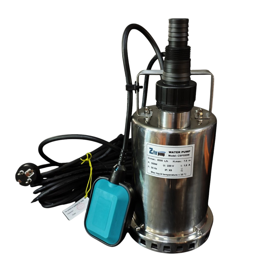 Zita Pump Υποβρύχια Αντλία Ακαθάρτων Υδάτων iNOX, 550W (0.70Hp) - CSP550W