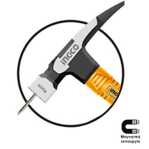 Alternative view of Ingco Μαγνητικό Σφυρί Προκοβγάλτης Σκεπάδων 600g - HCH81060