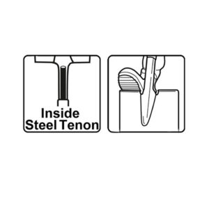 Alternative view of Ingco Φτυάρι Ατσάλινο Πτυολαβής με Πλαστικό Στυλιάρι (στρογγυλό, 1050mm) - HSSLH1214