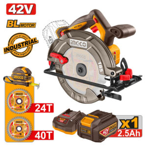 Ingco Δισκοπρίονο Μπαταρίας 42V Li-Ion (Ø185mm) - CSLI4218511E