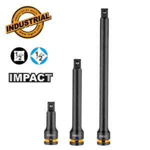 Ingco Προεκτάσεις για Καρυδάκια Impact-Αέρος 1/2" (8+2τεμ) - HKISEB12031