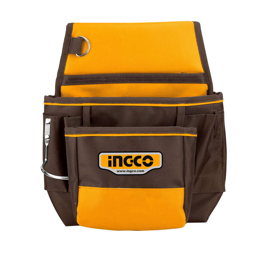 Ingco Εργαλειοθήκη Ζώνης Μονή (9 θήκες + 1 θέση για σφυρί) - HTBP010128