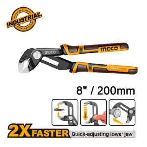 Ingco Ρυθμιζόμενη Γκαζοτανάλια 200mm (Fast Adjustment) - HPP38208